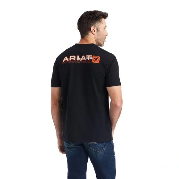 Ariat Men's Linear Octane Short Sleeve NWT - Picture 2 of 5